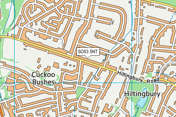 SO53 5NT map - OS VectorMap District (Ordnance Survey)