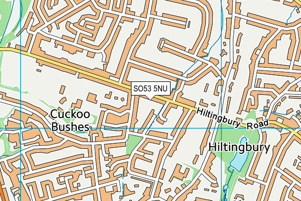 SO53 5NU map - OS VectorMap District (Ordnance Survey)