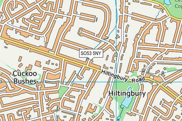 SO53 5NY map - OS VectorMap District (Ordnance Survey)