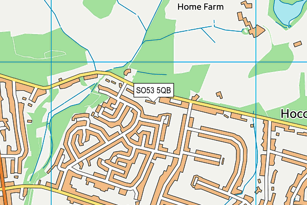 SO53 5QB map - OS VectorMap District (Ordnance Survey)