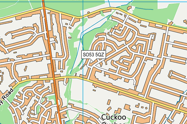 SO53 5QZ map - OS VectorMap District (Ordnance Survey)