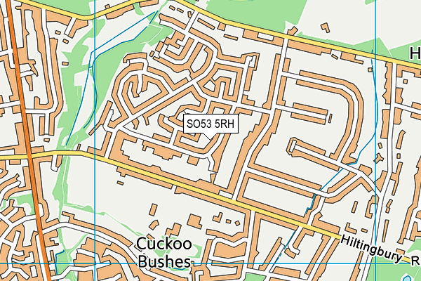 SO53 5RH map - OS VectorMap District (Ordnance Survey)