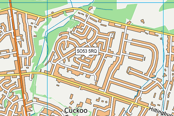 SO53 5RQ map - OS VectorMap District (Ordnance Survey)