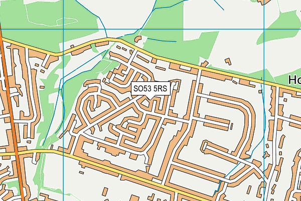 SO53 5RS map - OS VectorMap District (Ordnance Survey)