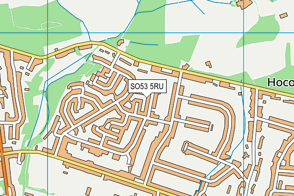 SO53 5RU map - OS VectorMap District (Ordnance Survey)