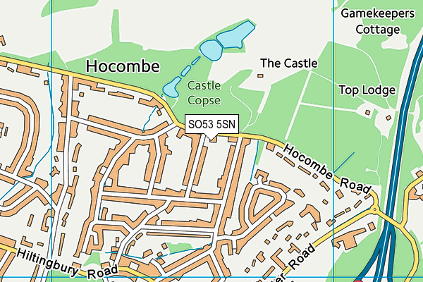 SO53 5SN map - OS VectorMap District (Ordnance Survey)