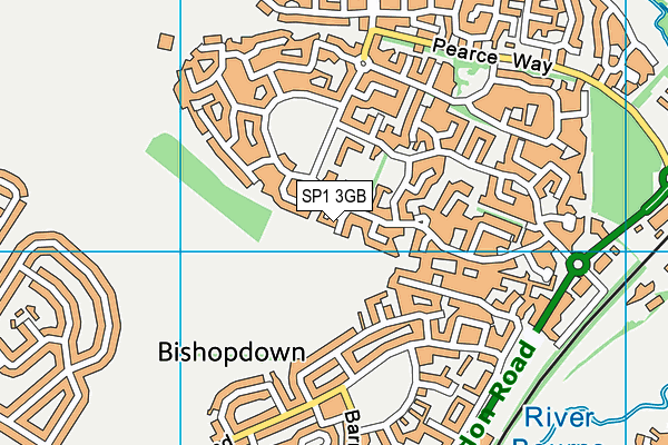 SP1 3GB map - OS VectorMap District (Ordnance Survey)