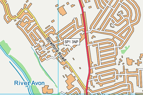 SP1 3NP map - OS VectorMap District (Ordnance Survey)