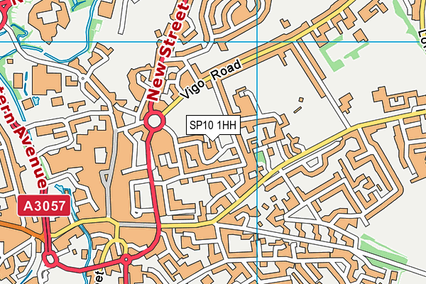 SP10 1HH map - OS VectorMap District (Ordnance Survey)