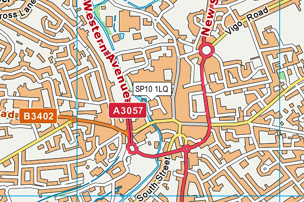 SP10 1LQ map - OS VectorMap District (Ordnance Survey)