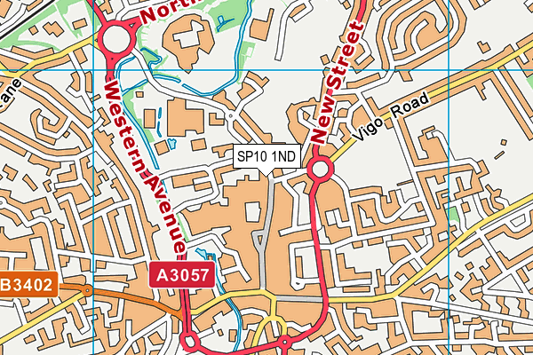 SP10 1ND map - OS VectorMap District (Ordnance Survey)