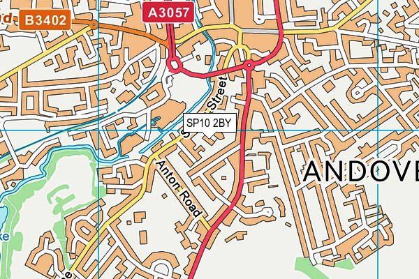 SP10 2BY map - OS VectorMap District (Ordnance Survey)