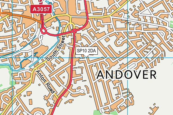 SP10 2DA map - OS VectorMap District (Ordnance Survey)