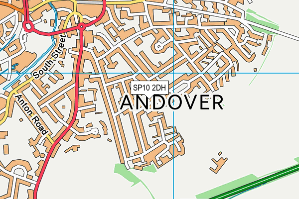 SP10 2DH map - OS VectorMap District (Ordnance Survey)