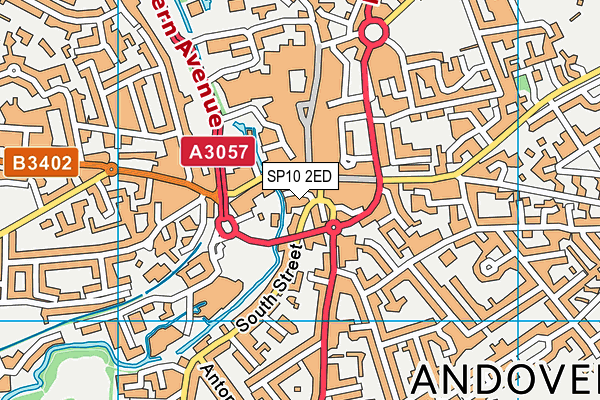 SP10 2ED map - OS VectorMap District (Ordnance Survey)