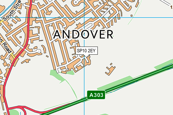 SP10 2EY map - OS VectorMap District (Ordnance Survey)