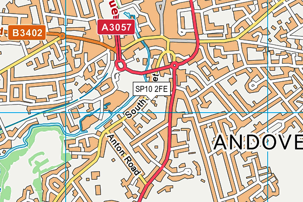 SP10 2FE map - OS VectorMap District (Ordnance Survey)