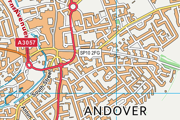 SP10 2FG map - OS VectorMap District (Ordnance Survey)