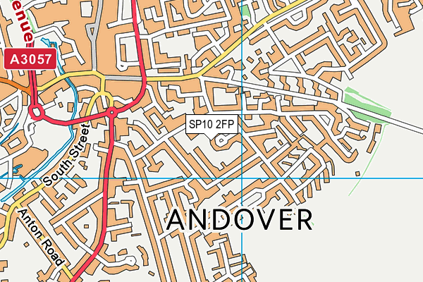 SP10 2FP map - OS VectorMap District (Ordnance Survey)