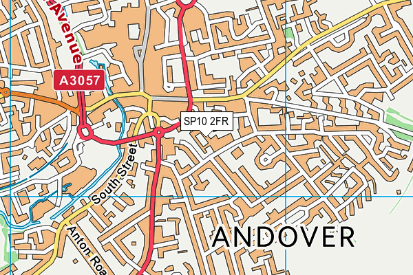 SP10 2FR map - OS VectorMap District (Ordnance Survey)