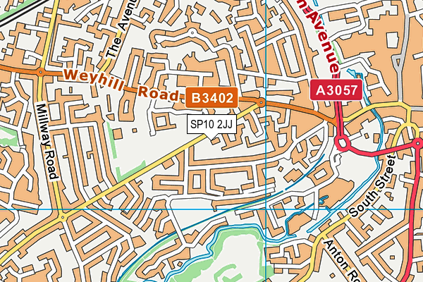 SP10 2JJ map - OS VectorMap District (Ordnance Survey)