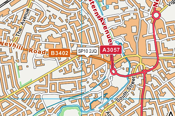 SP10 2JQ map - OS VectorMap District (Ordnance Survey)