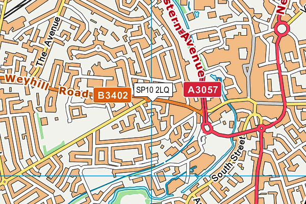 SP10 2LQ map - OS VectorMap District (Ordnance Survey)