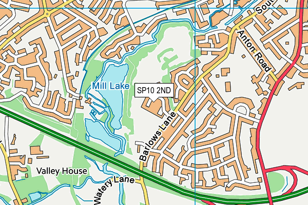 SP10 2ND map - OS VectorMap District (Ordnance Survey)