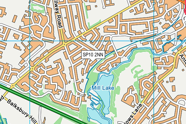 SP10 2NN map - OS VectorMap District (Ordnance Survey)