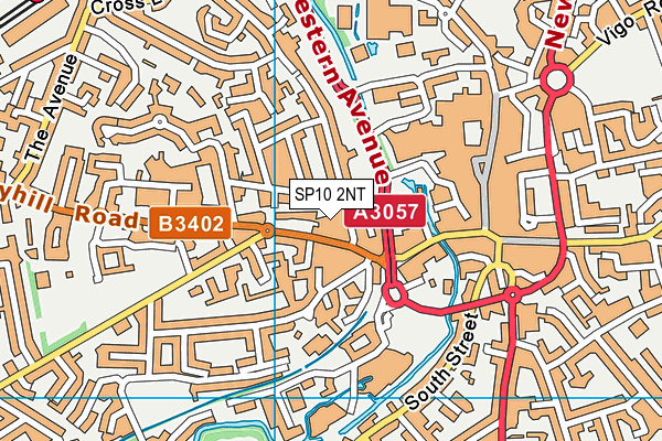 SP10 2NT map - OS VectorMap District (Ordnance Survey)