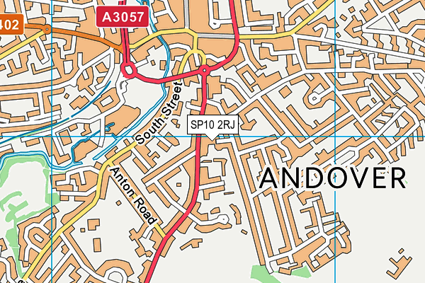 SP10 2RJ map - OS VectorMap District (Ordnance Survey)