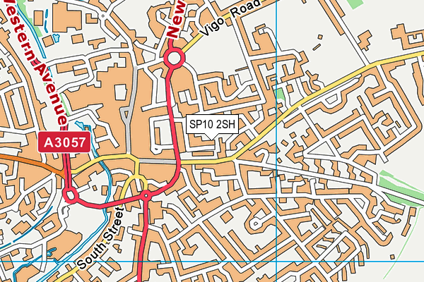 SP10 2SH map - OS VectorMap District (Ordnance Survey)