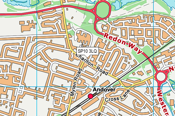 SP10 3LQ map - OS VectorMap District (Ordnance Survey)