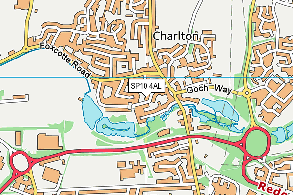SP10 4AL map - OS VectorMap District (Ordnance Survey)