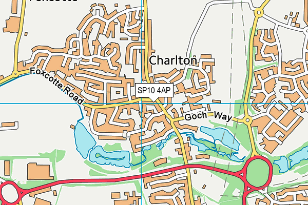 SP10 4AP map - OS VectorMap District (Ordnance Survey)