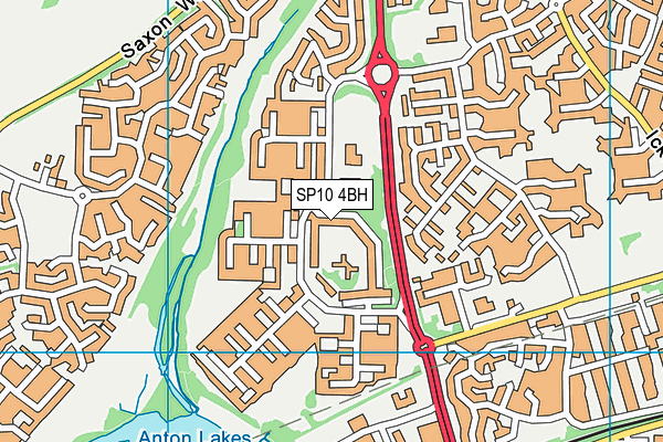 SP10 4BH map - OS VectorMap District (Ordnance Survey)