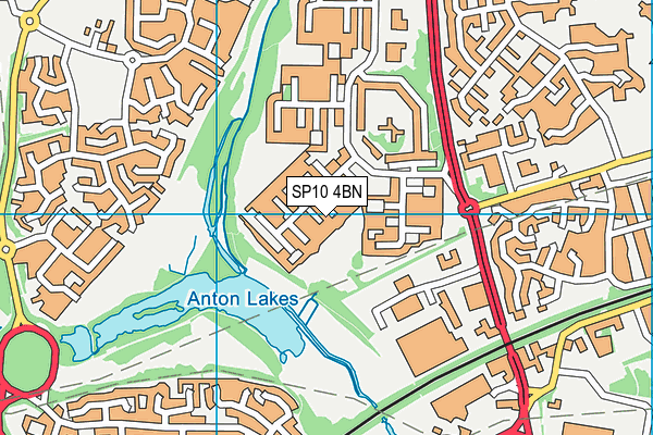 SP10 4BN map - OS VectorMap District (Ordnance Survey)