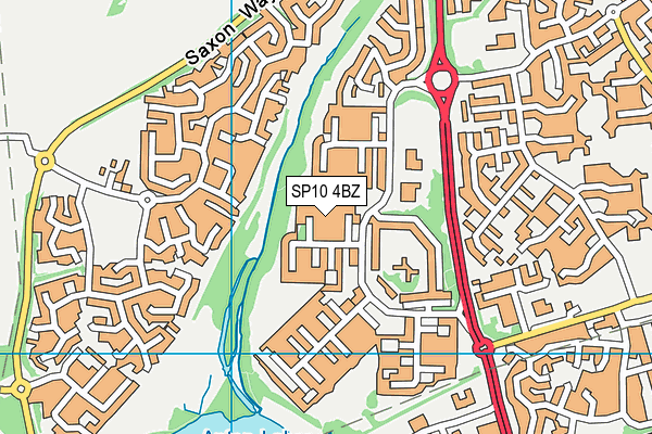 SP10 4BZ map - OS VectorMap District (Ordnance Survey)