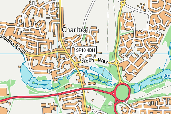 SP10 4DH map - OS VectorMap District (Ordnance Survey)