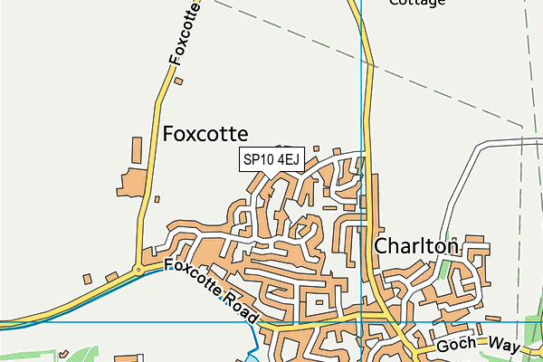 SP10 4EJ map - OS VectorMap District (Ordnance Survey)