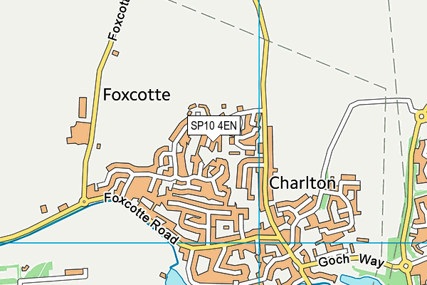 SP10 4EN map - OS VectorMap District (Ordnance Survey)