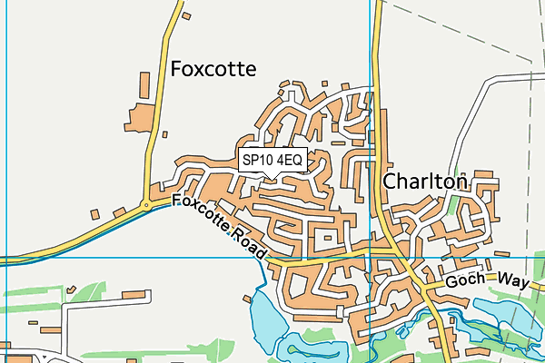 SP10 4EQ map - OS VectorMap District (Ordnance Survey)