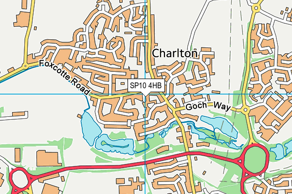 SP10 4HB map - OS VectorMap District (Ordnance Survey)