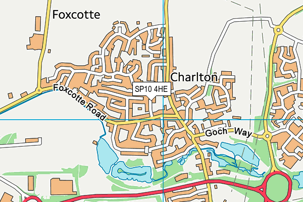 SP10 4HE map - OS VectorMap District (Ordnance Survey)