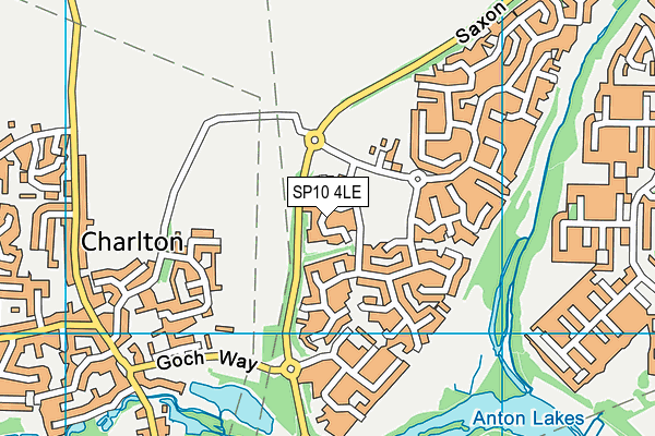 SP10 4LE map - OS VectorMap District (Ordnance Survey)