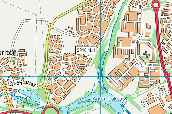 SP10 4LH map - OS VectorMap District (Ordnance Survey)
