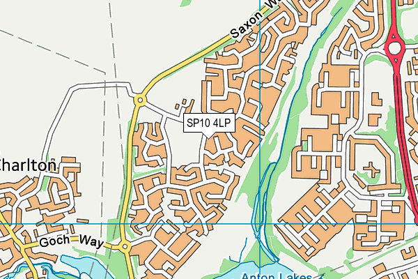 SP10 4LP map - OS VectorMap District (Ordnance Survey)