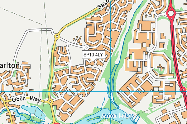 SP10 4LY map - OS VectorMap District (Ordnance Survey)