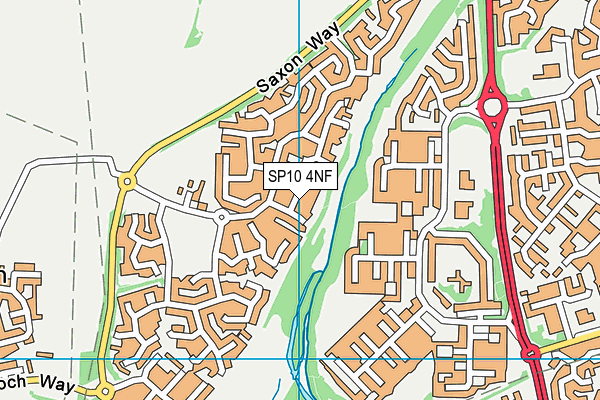 SP10 4NF map - OS VectorMap District (Ordnance Survey)