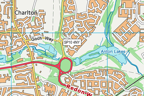 SP10 4NY map - OS VectorMap District (Ordnance Survey)